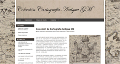 Desktop Screenshot of coleccioncartografiagm.com